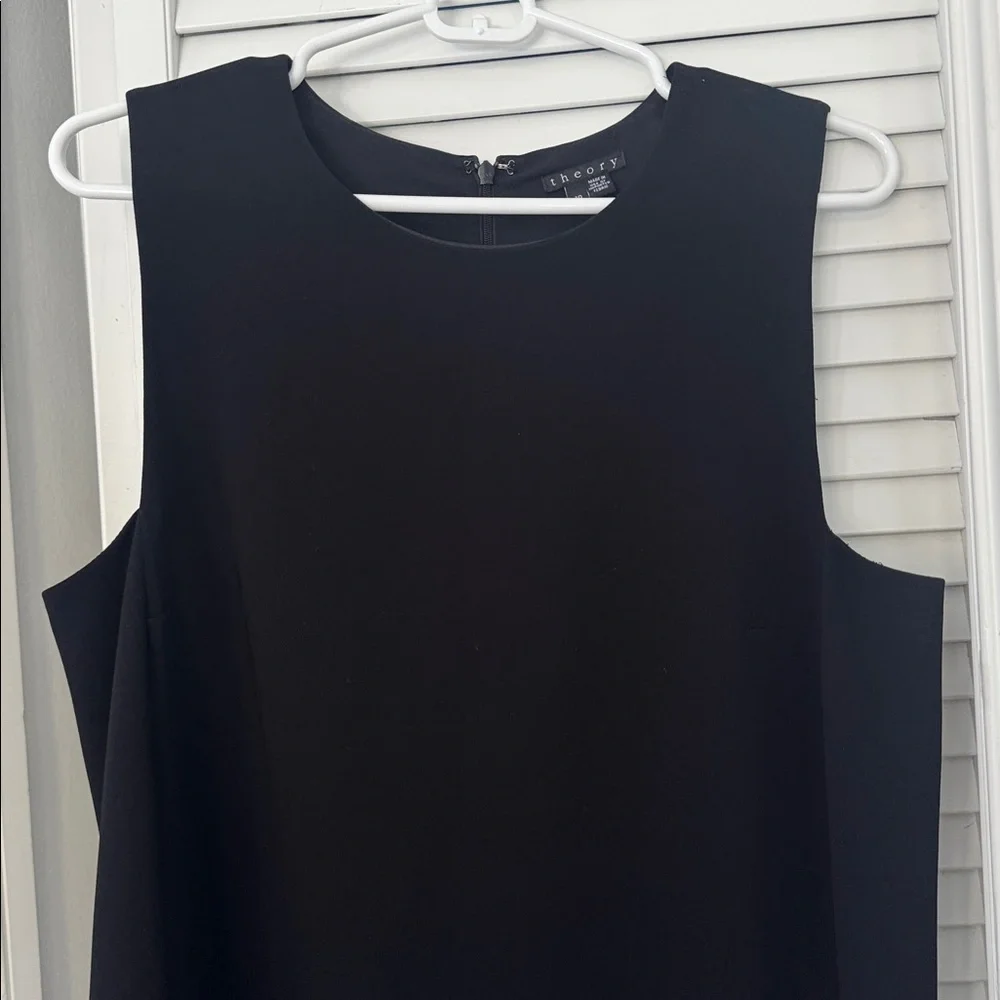 Theory new Black Sleeveless Dress. Sz 10 - Picture 4 of 6